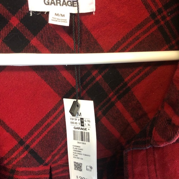 Garage flannel top Medium - Picture 3 of 3